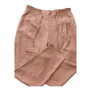 Zara Blush Pink Pleated Drawstring Pants
With Pockets